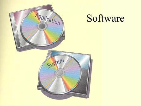 Software. Application Software performs useful work on general-purpose tasks such as word processing and data analysis. The user interacts with the application.