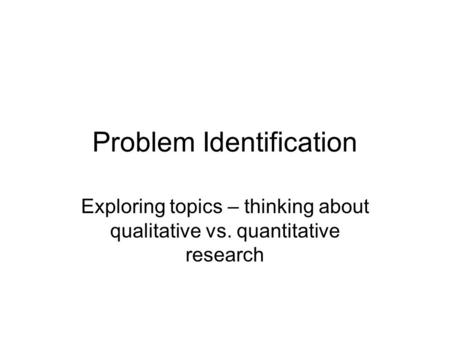 planning research ppt