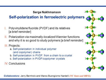 Self-polarization in ferroelectric polymers