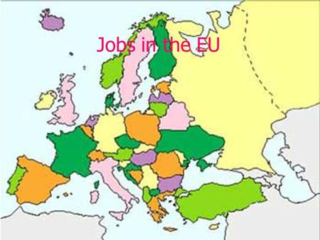 Jobs in the EU. Unemployment in Europa Unemployment in the Nederlands *This is a tabel where you can see unemployment from all the provinces in the Nederlands.