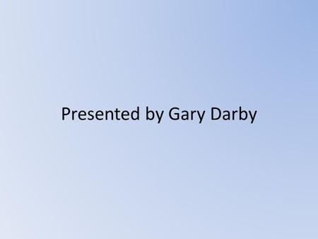 Presented by Gary Darby. Basic Information Game Title NHL 10.
