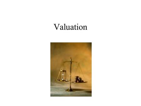 Valuation. Introduction Up to now, we have taken alphas as given. We must now confront the harder task—forecasting alphas. Active management is a competitive.