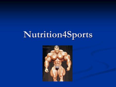 Nutrition4Sports. Done in last week Searched for cheap marketing ways (analyzing will take more time) Searched for cheap marketing ways (analyzing will.