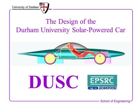 Durham University Solar-Powered Car