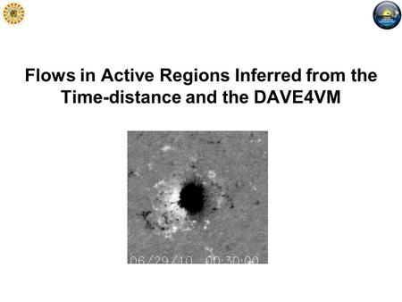 Flows in Active Regions Inferred from the Time-distance and the DAVE4VM.
