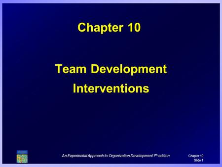 Team Development Interventions