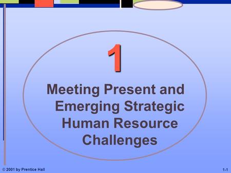 Meeting Present and Emerging Strategic Human Resource Challenges