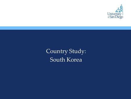 Country Study: South Korea. Overview Until 20 th century, Korea existed as an independent country. In 1910, it became a colony of Japan After WWII, Republic.
