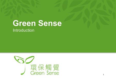 1 Green Sense Introduction. 2 About us…… Established in 2004 Registered as Charitable Institution in 2010 We aim to point out the non- environmental friendly.