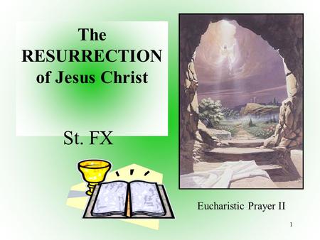 The RESURRECTION of Jesus Christ
