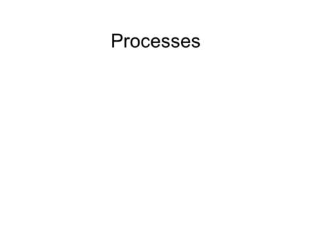Processes. Process ID (pid) Synopsis #include pid_t getpid(void) – returns the pid of the currently running process. pid_t getppid(void) – returns the.
