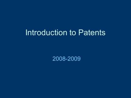 Introduction to Patents 2008-2009. Your Subject Librarian in Troy Colette Holmes   Voice Mail: 518-276-8331 Office:
