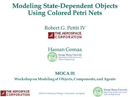 Modeling State-Dependent Objects Using Colored Petri Nets