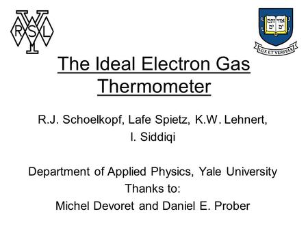 The Ideal Electron Gas Thermometer