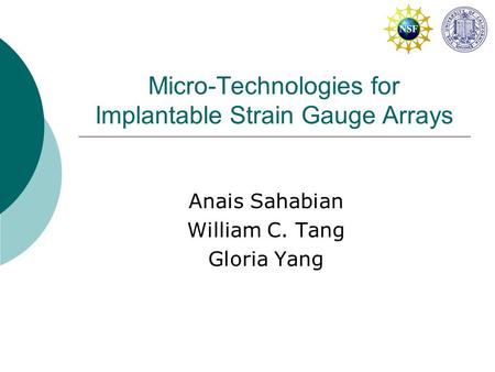 Micro-Technologies for Implantable Strain Gauge Arrays