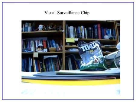 Visual Surveillance Chip. 1. Visual Change Detection 2. Photoreceptors and change detection 3. superior colliculus / optic tectum Visual Surveillance.