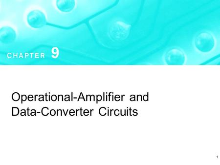 Operational-Amplifier and Data-Converter Circuits