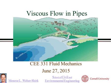 CEE 331 Fluid Mechanics April 17, 2017