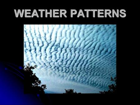 WEATHER PATTERNS. VOCABULARY Weather- the temperature, humidity, precipitation, and wind at a particular place and time. Weather- the temperature, humidity,