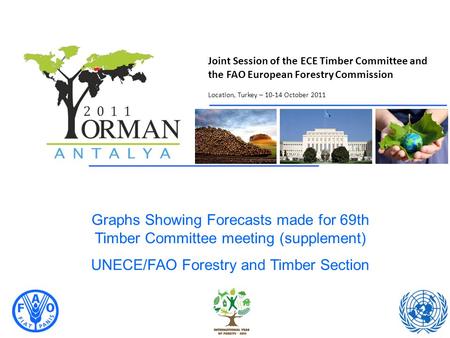 Joint Session of the ECE Timber Committee and the FAO European Forestry Commission Location, Turkey – 10-14 October 2011 Graphs Showing Forecasts made.