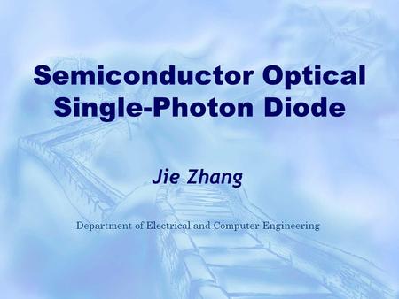 Semiconductor Optical Single-Photon Diode