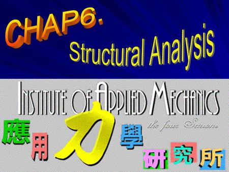 CHAP6. Structural Analysis.