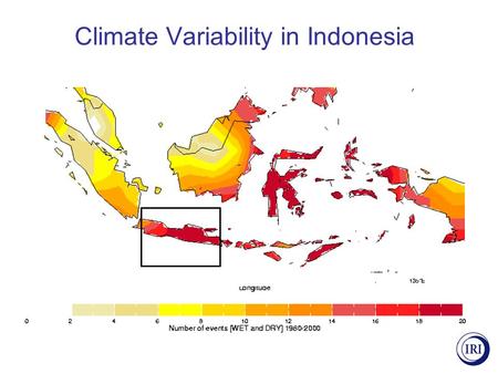 Climate Variability in Indonesia. Paddy Area Damaged, Indonesia El Niño onset years.