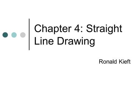 Chapter 4: Straight Line Drawing Ronald Kieft. Contents Introduction Algorithm 1: Shift Method Algorithm 2: Realizer Method Other parts of chapter 4 Questions?