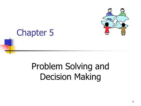 problem solving and decision making powerpoint presentation