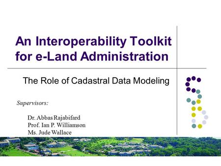 An Interoperability Toolkit for e-Land Administration