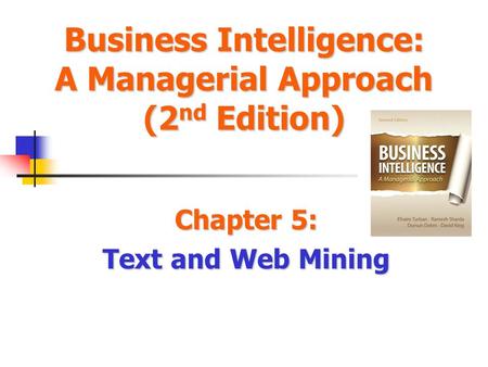 Chapter 5: Text and Web Mining