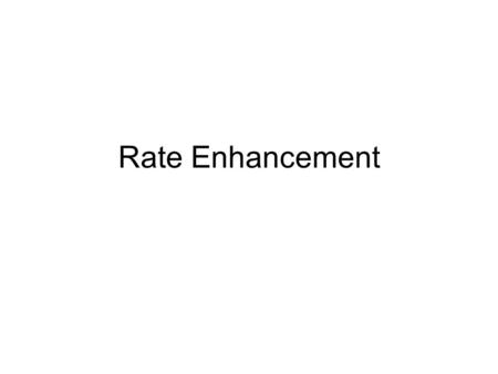 Rate Enhancement. Communication Rates Conversational speaking rates: 150 wpm - 250 wpm AAC rates: 15 wpm.