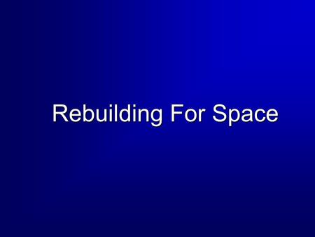 Rebuilding For Space. 2 Overview  Rise of the Phoenix: From Vietnam to the Gulf War  Exploitation of Space  Military Operations in the 80s Grenada.
