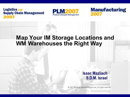 Map Your IM Storage Locations and WM Warehouses the Right Way