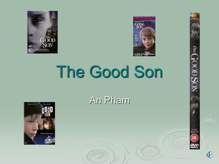 The Good Son An Pham Introduction to the Movie Elijah Wood plays Mark, who’s mother just has died and his father left for two weeks on a business trip.