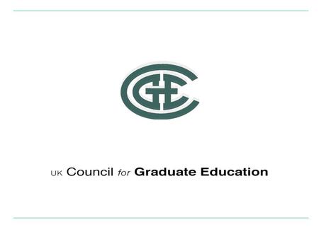Postgraduate Research Professor D Howard Green Chair : UK Council for Graduate Education.