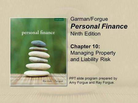 Personal Finance Garman/Forgue Ninth Edition