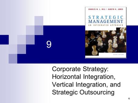1 9 Corporate Strategy: Horizontal Integration, Vertical Integration, and Strategic Outsourcing.