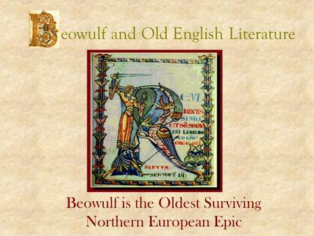 eowulf and Old English Literature