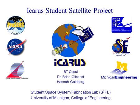 Icarus Student Satellite Project