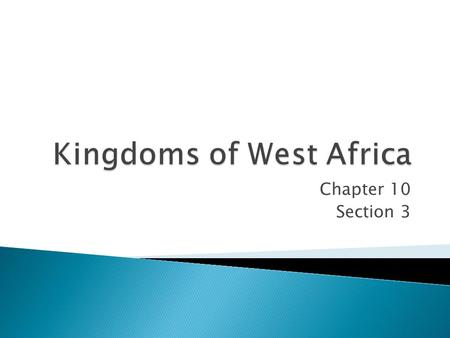 Kingdoms of West Africa