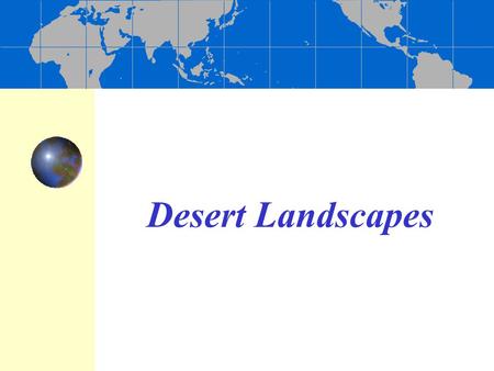 Desert Landscapes.