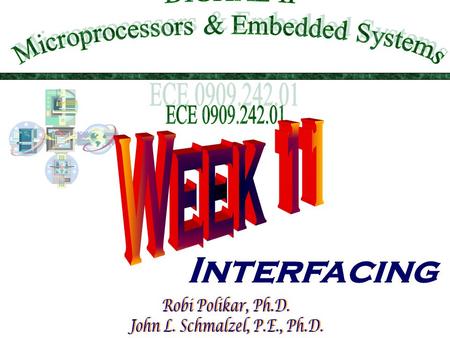 Interfacing. This Week In DIG II  Basic communications terminology  Communications protocols  Microprocessor interfacing: I/O addressing  Port and.