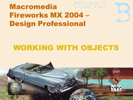 Macromedia Fireworks MX 2004 – Design Professional WORKING WITH OBJECTS.