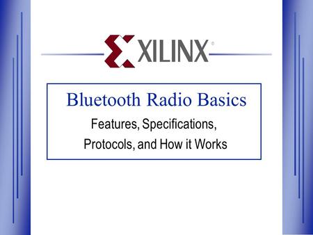 Bluetooth Radio Basics