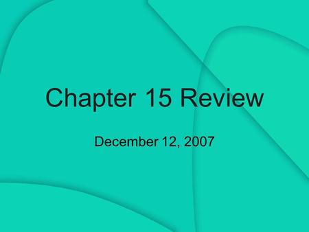 Chapter 15 Review December 12, 2007. 1) What is a subliminal message? How does it differ from a supraliminal message? Give examples of subliminal messages.
