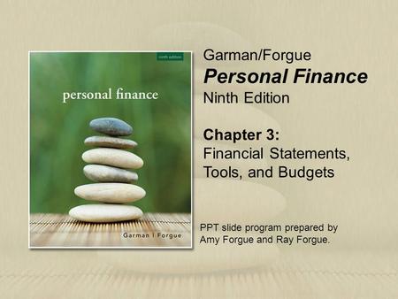 Personal Finance Garman/Forgue Ninth Edition