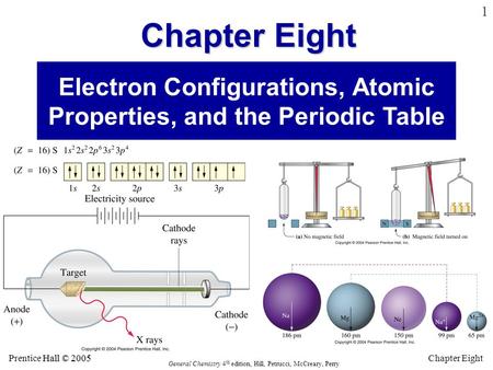 Electron Configurations, Atomic Properties, and the Periodic Table