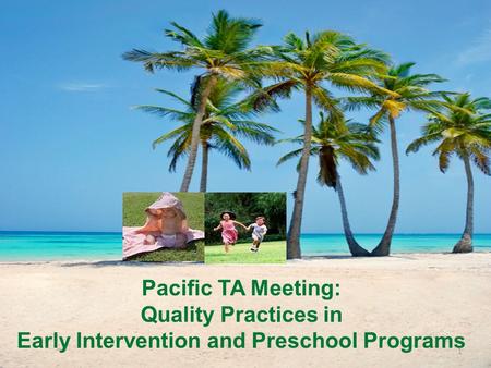 Early Intervention and Preschool Programs