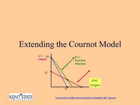 Lectures in Microeconomics-Charles W. Upton Extending the Cournot Model.